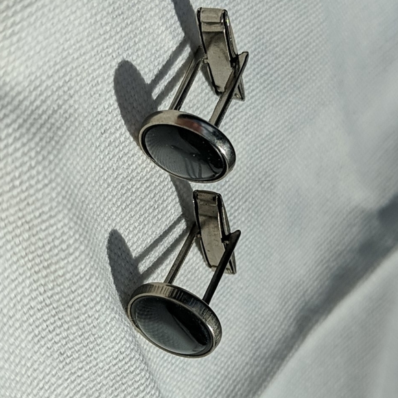 Vintage Men's Silver Cufflinks - Picture 2 of 8